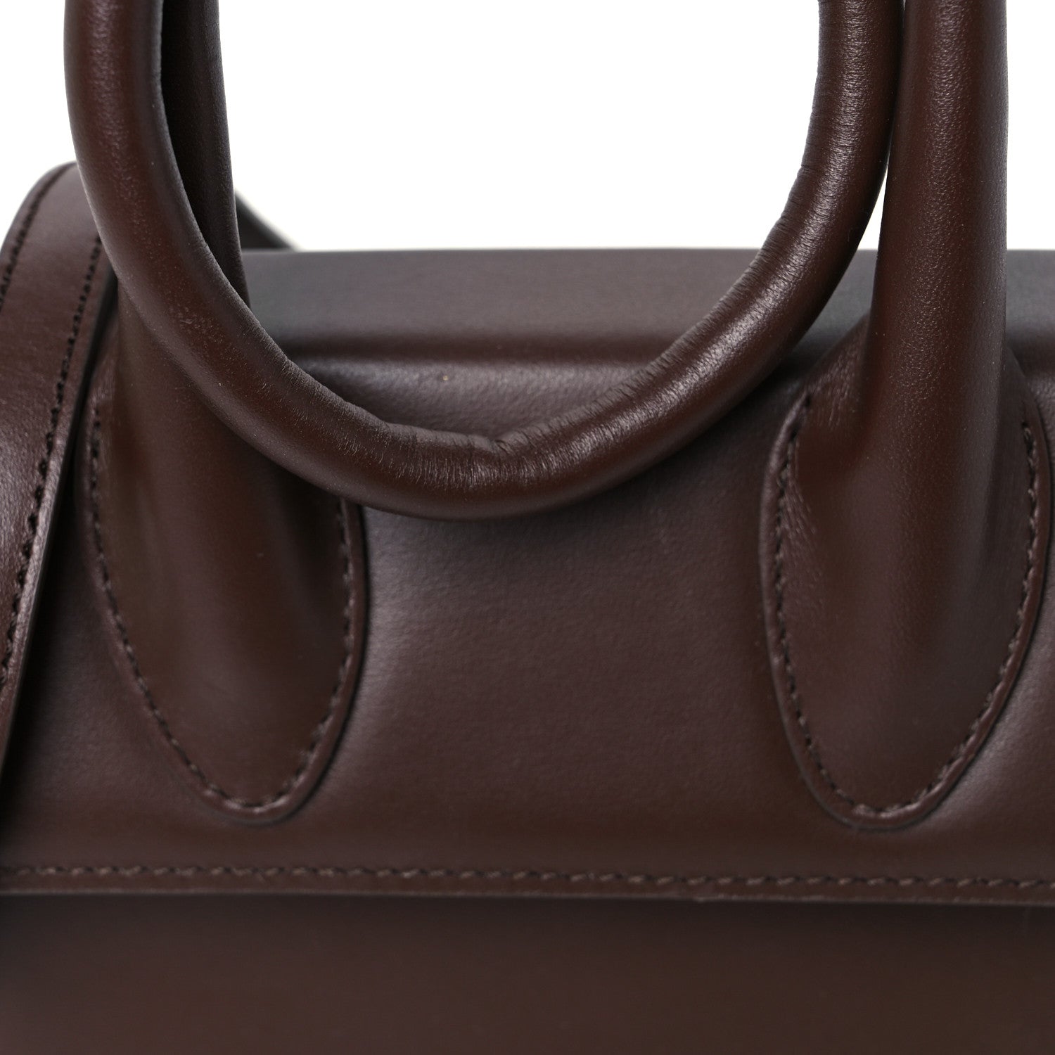 Jacquemus Smooth Calfskin Le Chiquito Noeud Dark Brown 11 of 11
