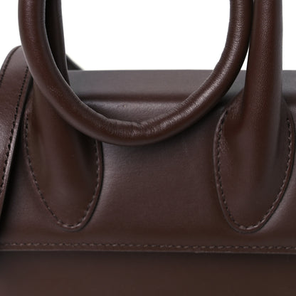 Jacquemus Smooth Calfskin Le Chiquito Noeud Dark Brown 11 of 11