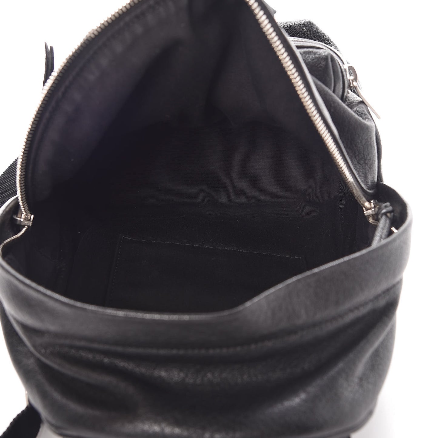 Lambskin Mini Toy City Backpack Black
