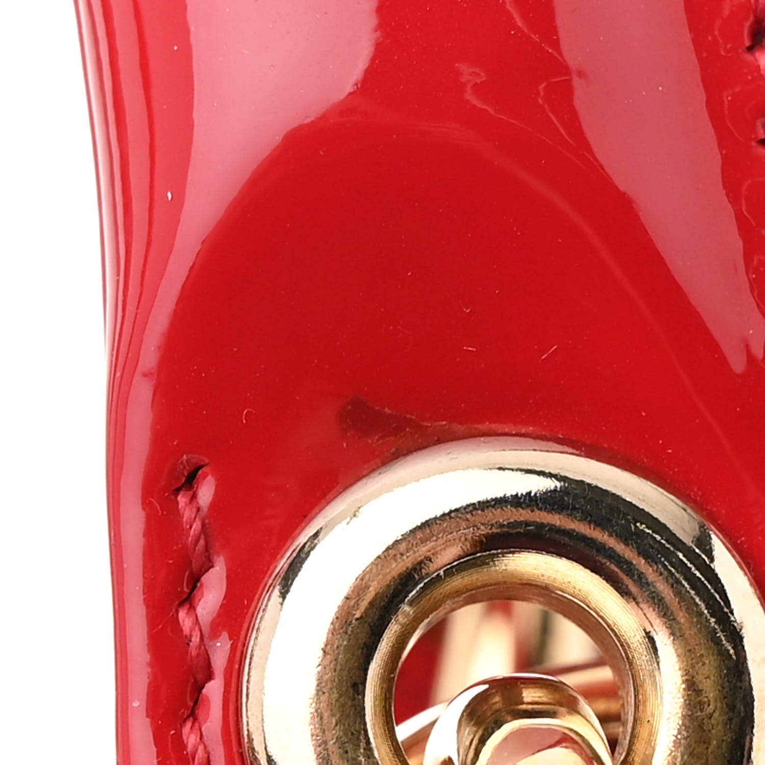 Christian Dior Patent Cannage Mini Lady Dior Red 13 of 13