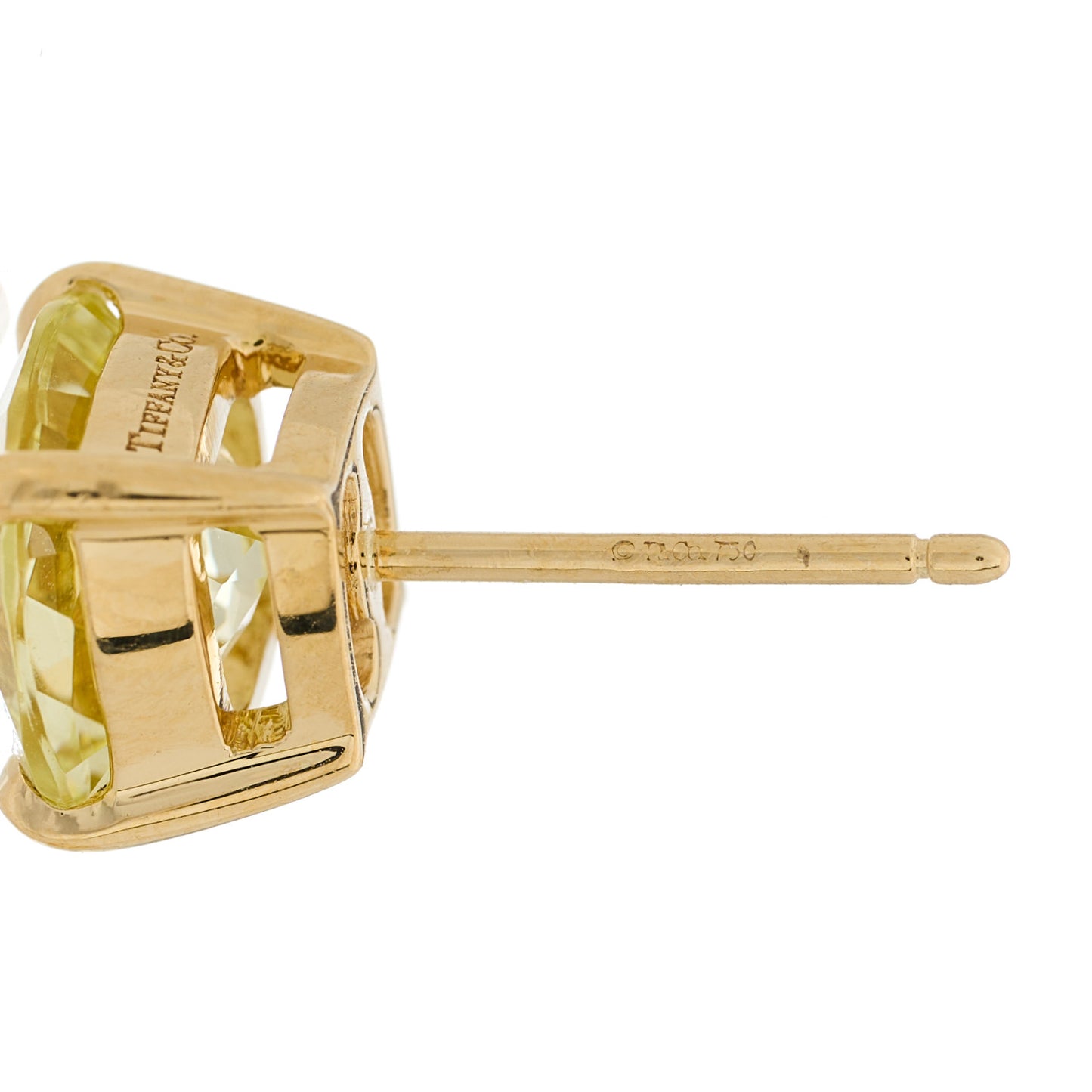 18K Yellow Gold Citrine Sparklers Earrings