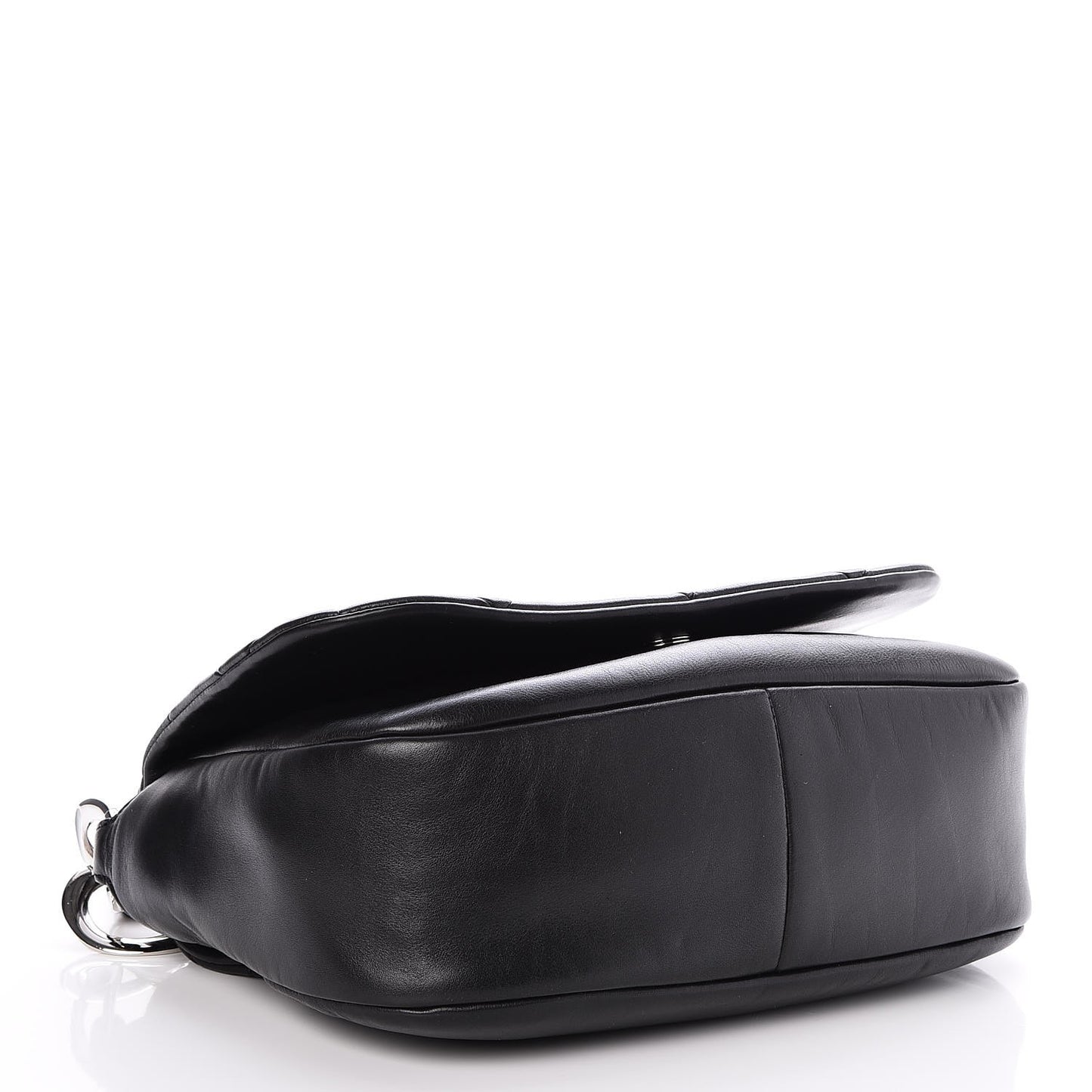 Lambskin Quilted Flap Bag Black