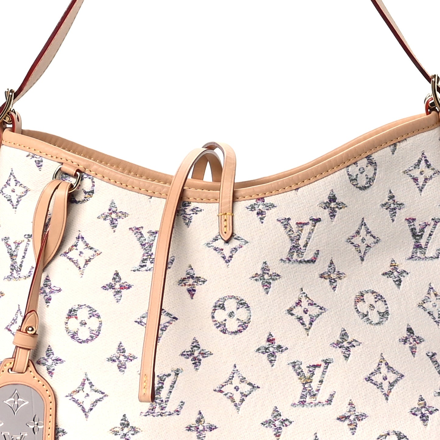 Monogram Jacquard CarryAll PM Multicolor Beige