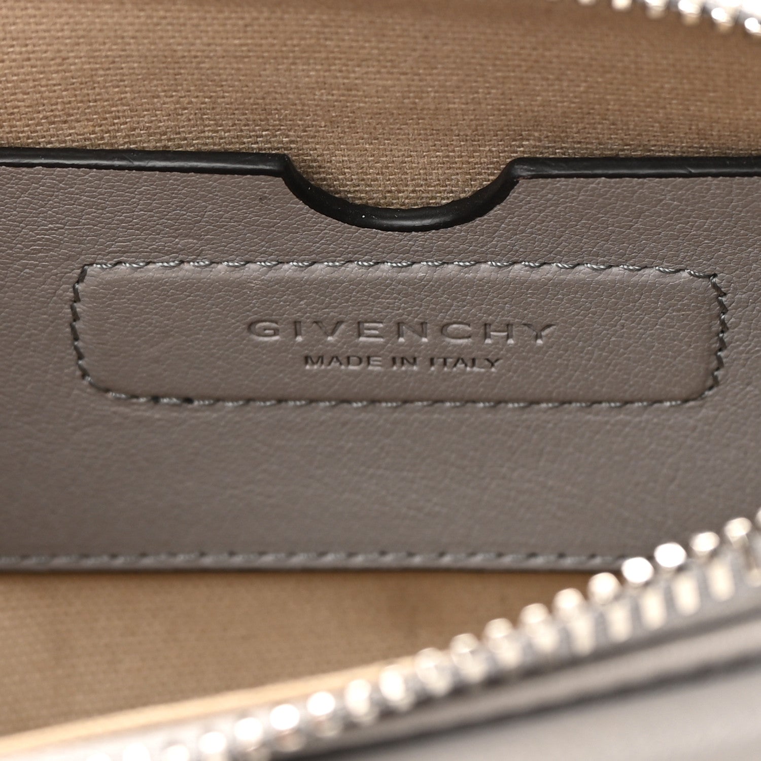 Givenchy Sugar Goatskin Nano Antigona Pearl Grey 6 of 13