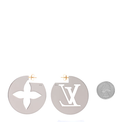 Louis Vuitton Perfect Match Earrings Gold Silver 2 of 4