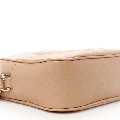 Gucci Pebbled Calfskin Small Soho Disco Bag Camelia 10 of 11
