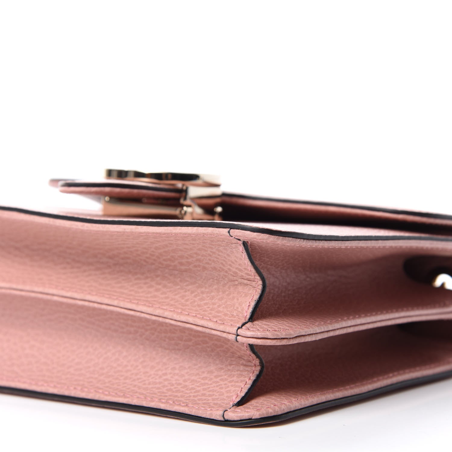 Gucci Dollar Calfskin Small Interlocking G Shoulder Bag Soft Pink 7 of 10