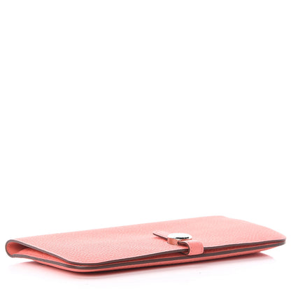 Hermes Togo Dogon Recto Verso Wallet Rose Candy 4 of 12