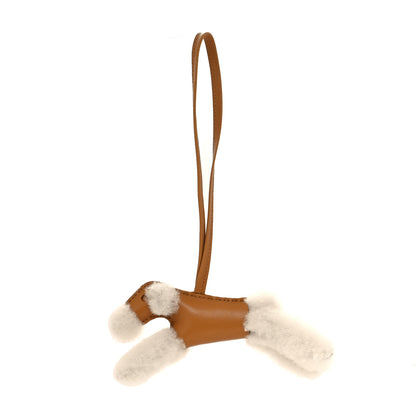 Hermes Milo Lambskin Shearling Budy Charm Biscuit 1 of 4