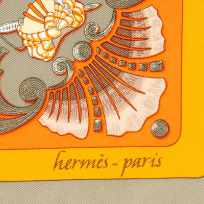 Hermes Silk Zingaro Pocket Square Scarf 4 of 6