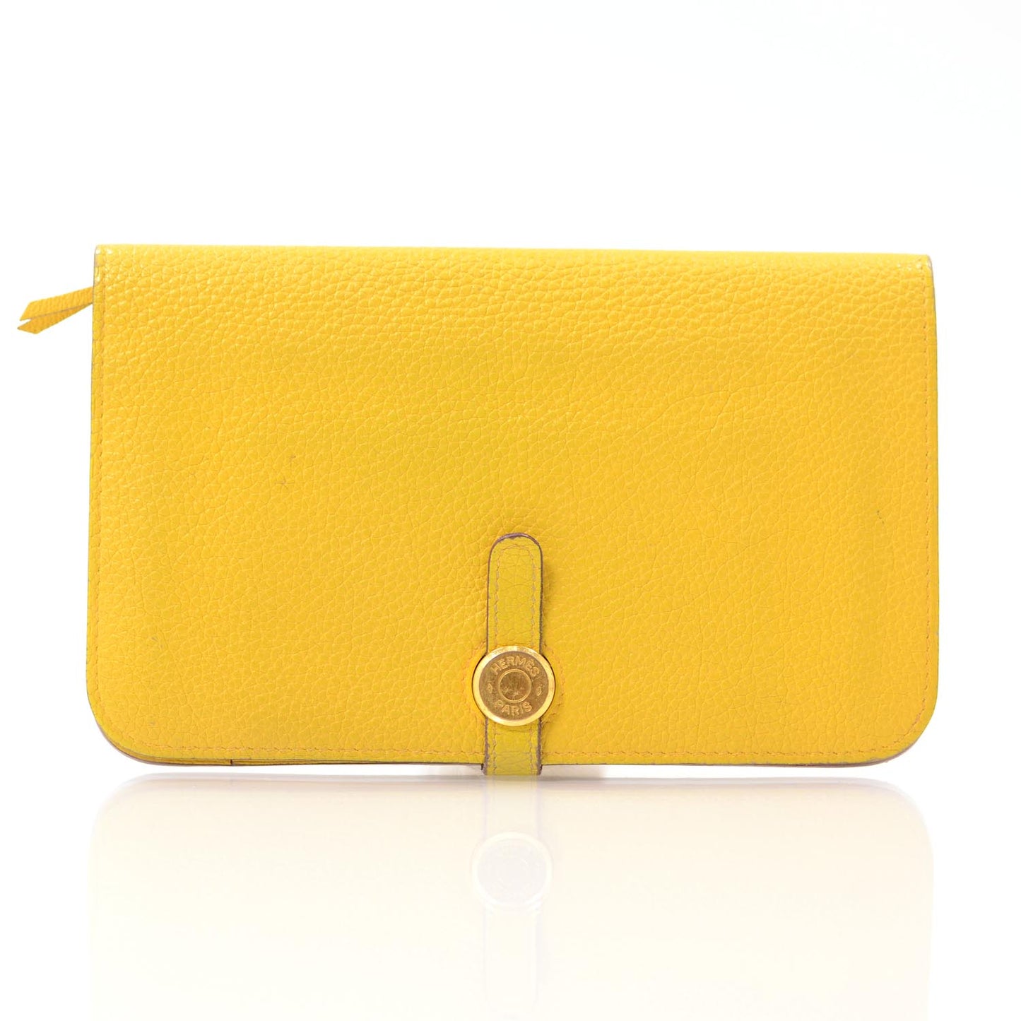 Togo Dogon Compact Wallet Soleil