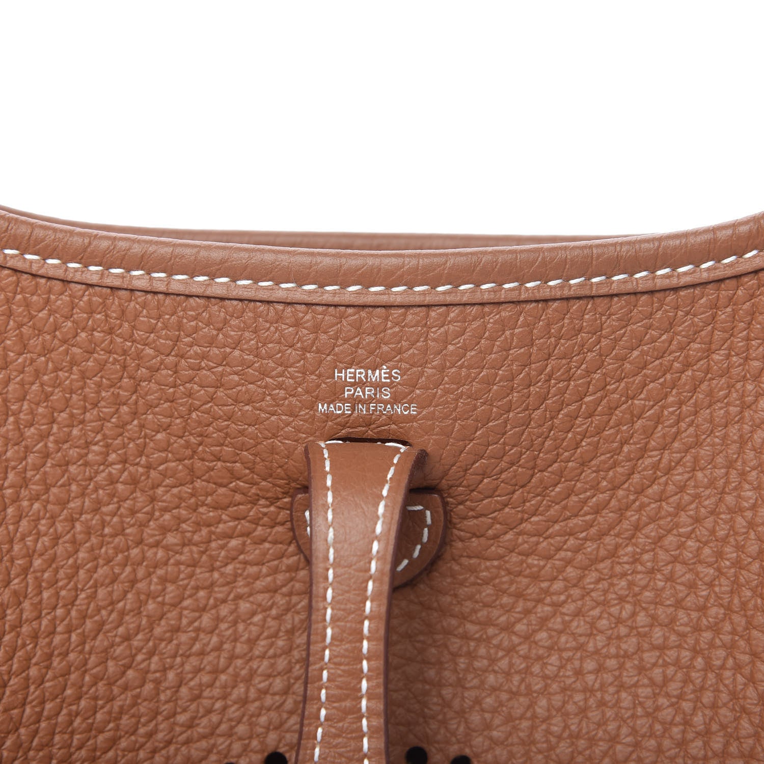Hermes Taurillon Clemence Evelyne TPM Gold 8 of 10