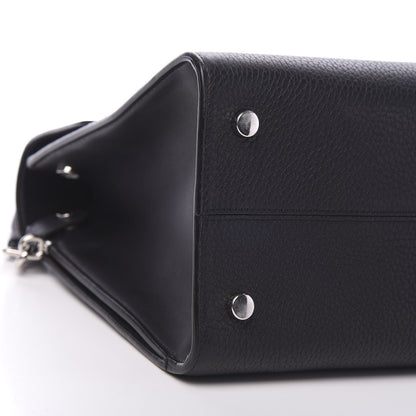 Christian Dior Grained Calfskin Medium Diorever Flap Black 6 of 8