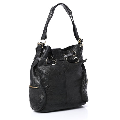 Jimmy Choo Calfskin Riki Black 2 of 4