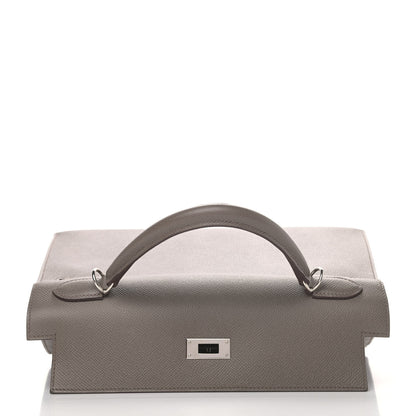 Hermes Epsom Kelly Sellier 32 Etain 14 of 41