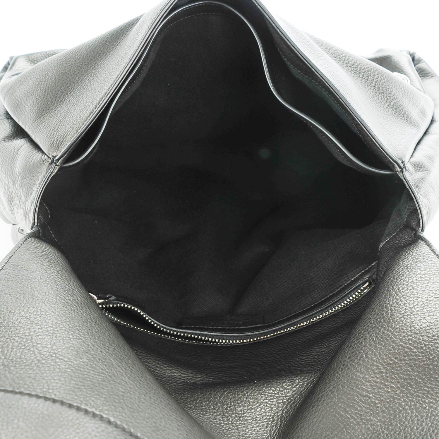 Givenchy Waxy Grained Calfskin Medium Pandora Pure Flap Bag Black 5 of 7