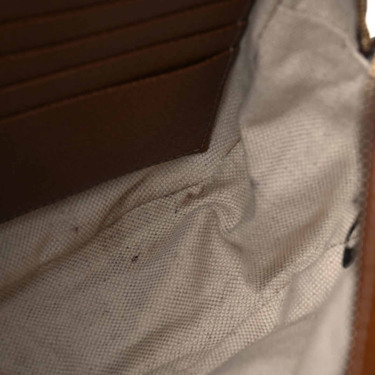 Monogram Mini Bree Messenger Bag Beige Tabacco
