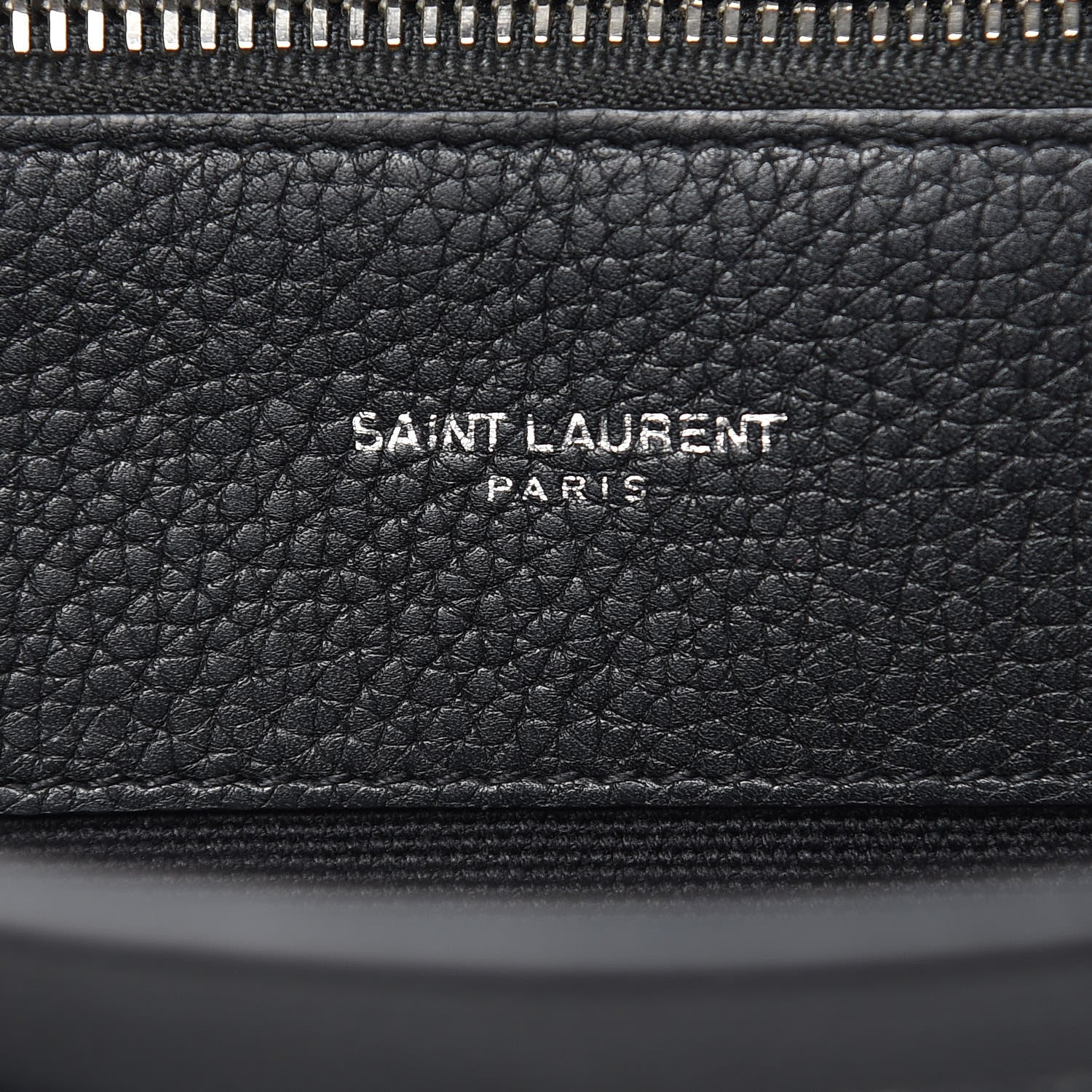 Saint Laurent Grained Calfskin Small Supple Sac De Jour Black 7 of 16