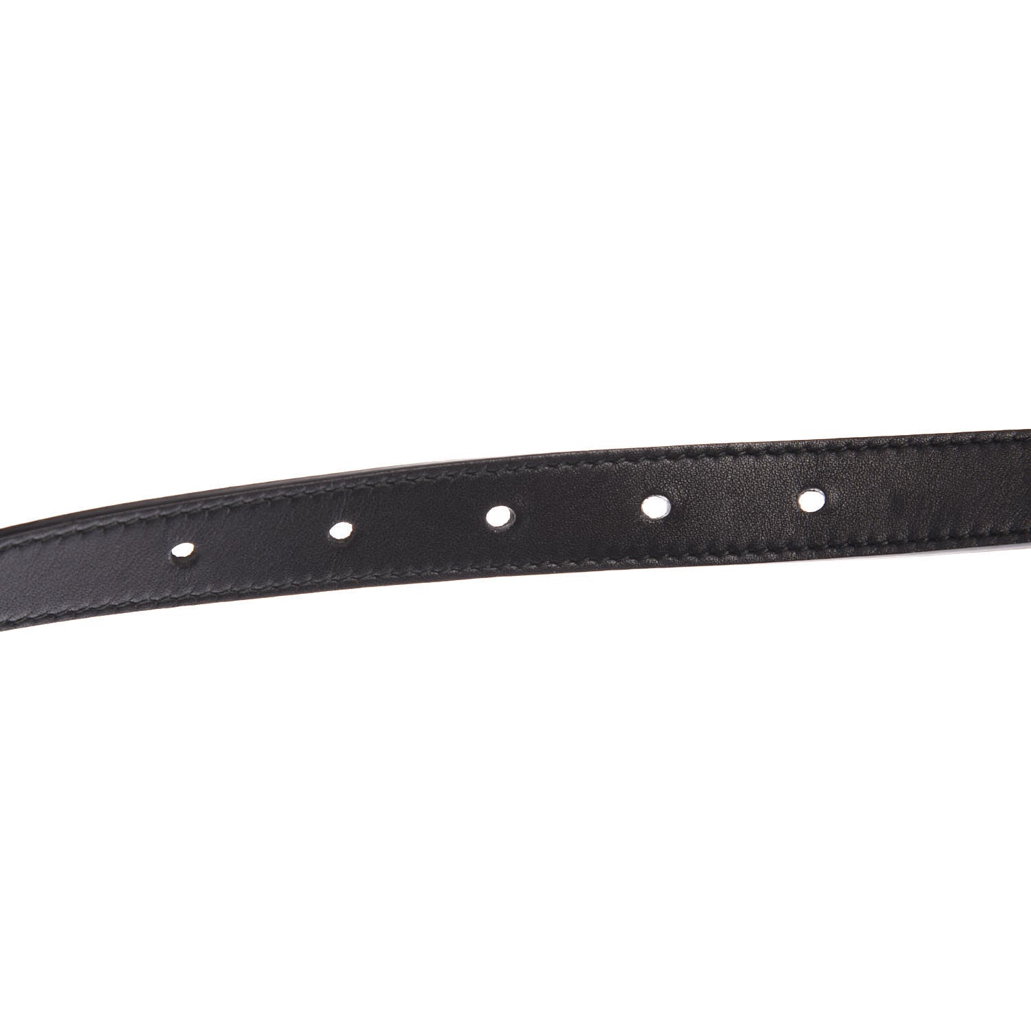 Gucci Calfskin Double G 20mm Belt 80 32 Black 6 of 7