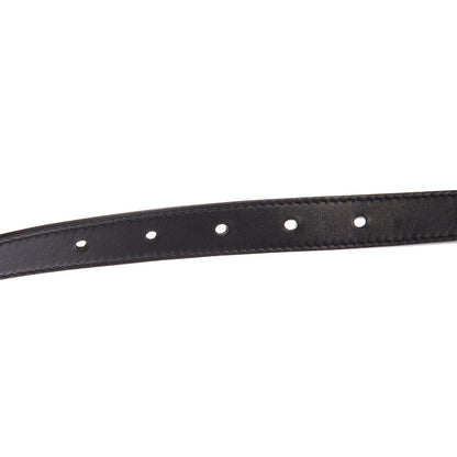Gucci Calfskin Double G 20mm Belt 80 32 Black 6 of 7