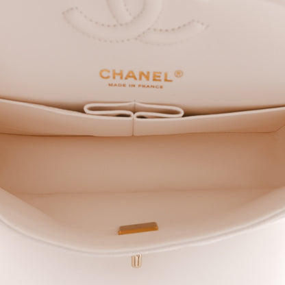 Chanel Caviar Quilted Small Double Flap White 5 of 10