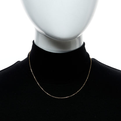 Van Cleef & Arpels 18K Yellow Gold Trace Chain Necklace 2 of 6