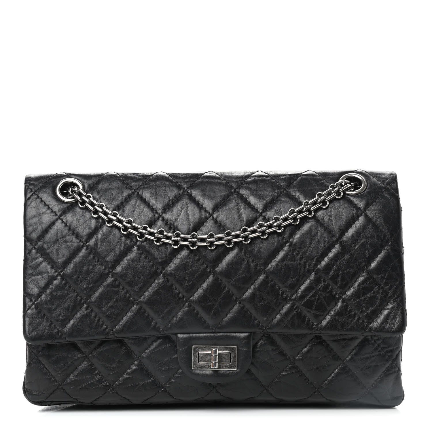 Chanel Aged Calfskin Quilted 2.55 Reissue 226 Flap Black 1 of 10