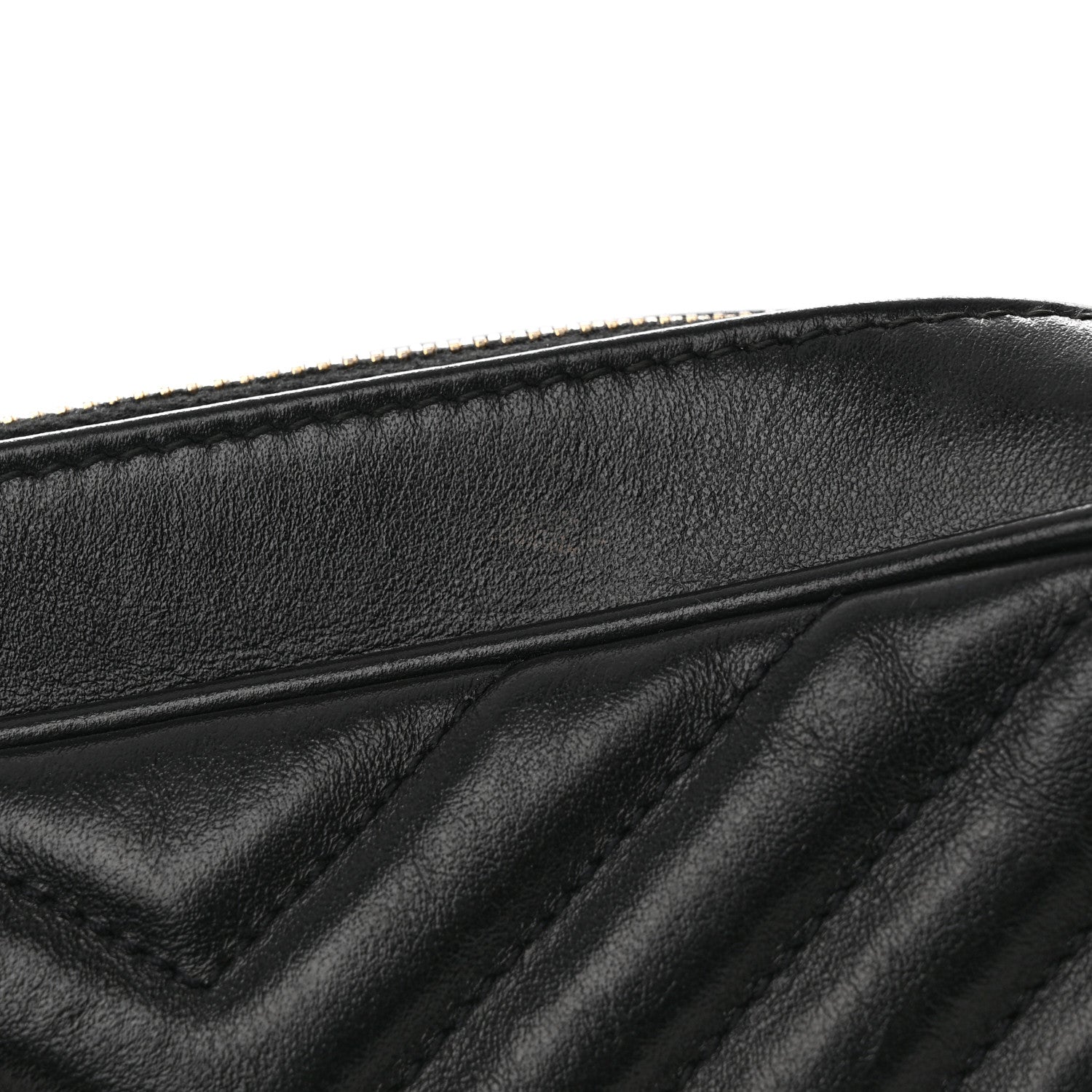 Saint Laurent Calfskin Matelasse Monogram Lou Camera Bag Black 20 of 25