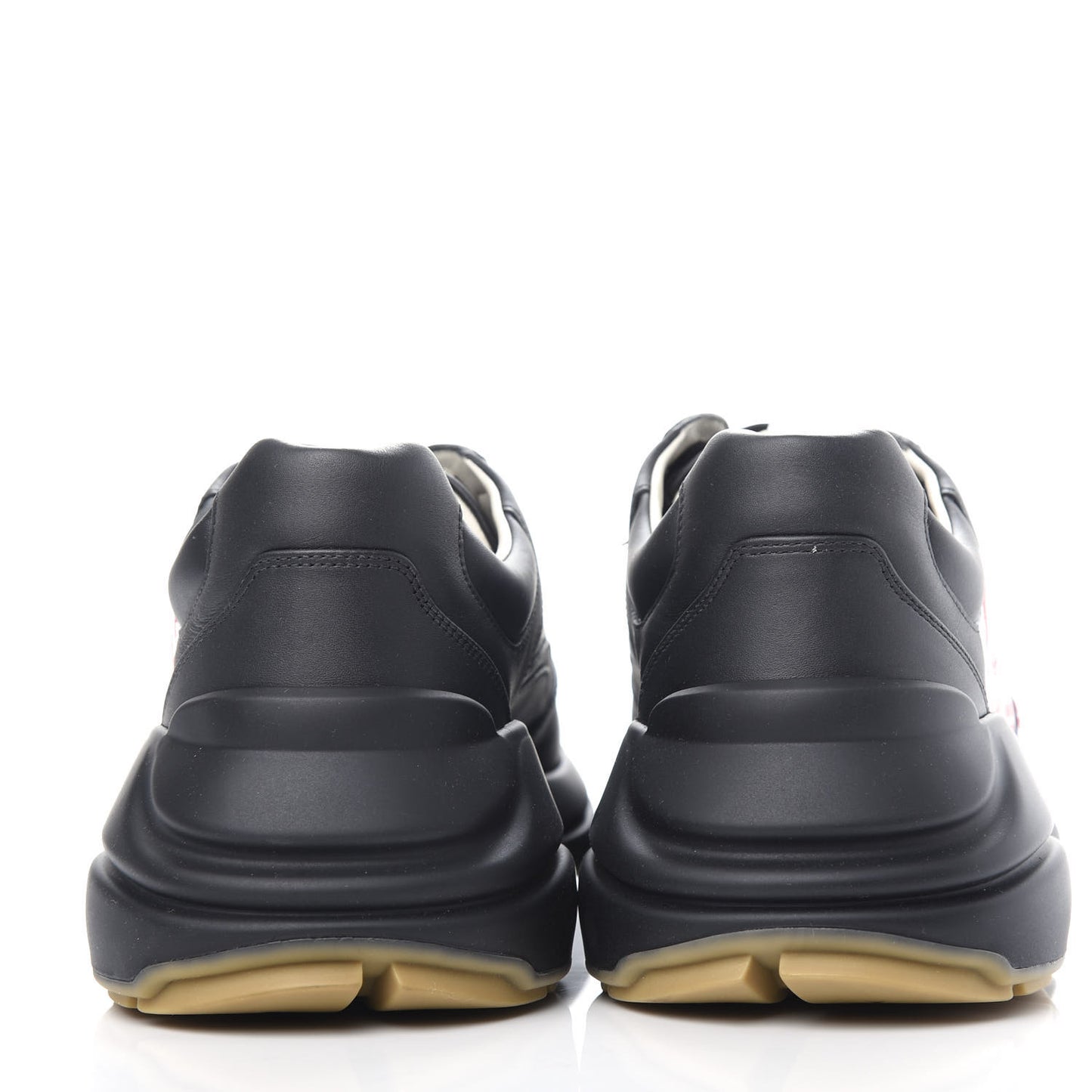 X SEGA Calfskin Logo Mens Rhyton Sneakers 10 Black