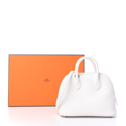 Hermes Chevre Mysore Mini 1923 Bolide White 10 of 10