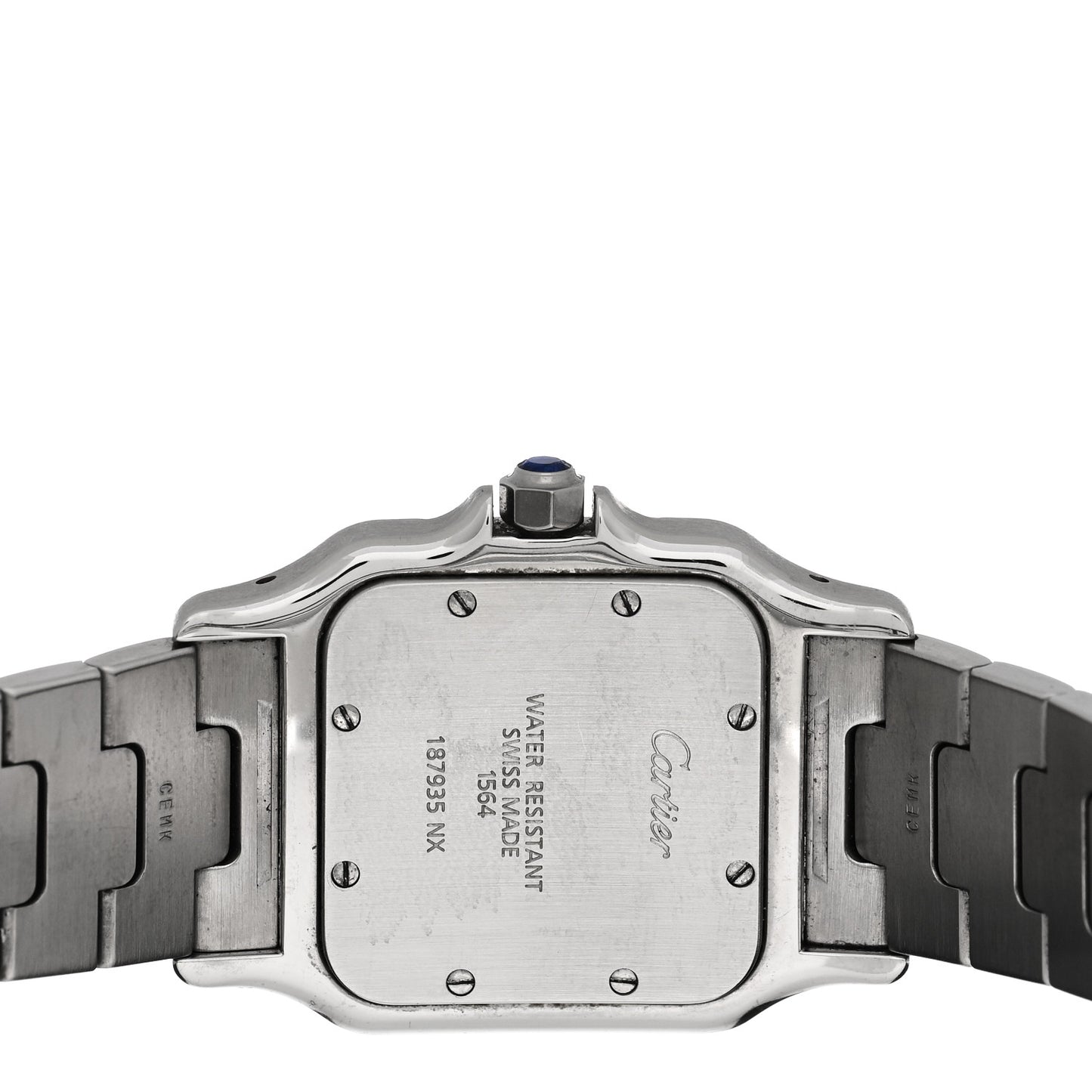 Stainless Steel 29mm Santos De Cartier Galbee Quartz Watch