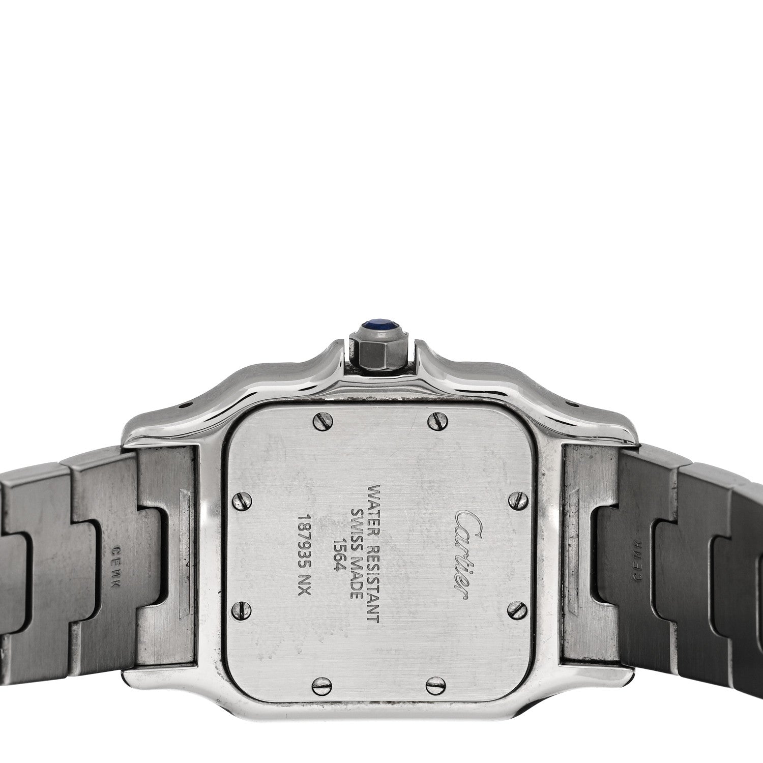 Cartier Stainless Steel 29mm Santos De Cartier Galbee Quartz Watch 4 of 5