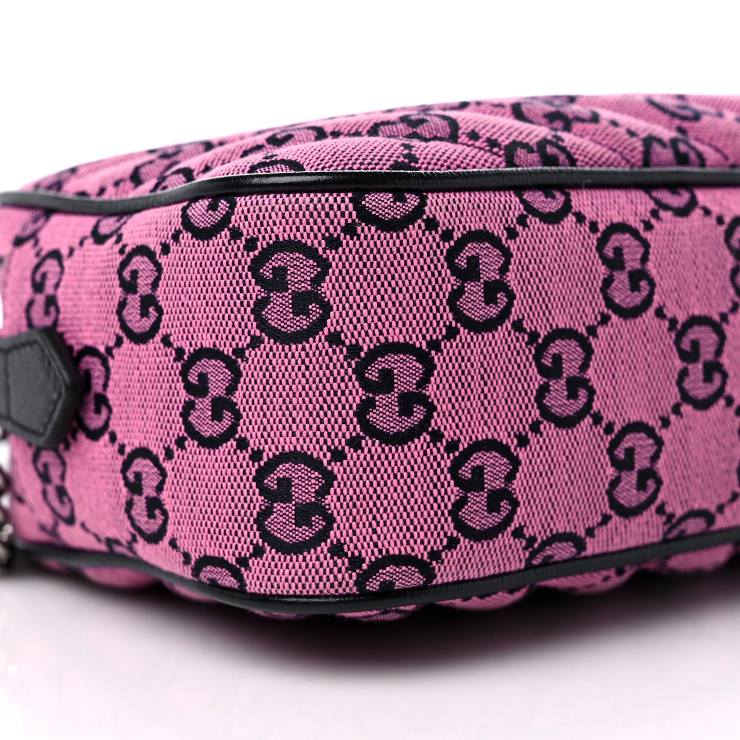 Monogram Multicolor Matelasse Diagonal Small GG Marmont Chain Shoulder Bag Pink Blue