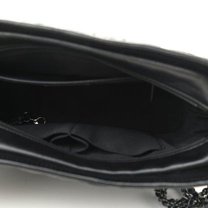 Chanel Aged Calfskin Chevron Quilted Medium Gabrielle Hobo So Black 5 of 9