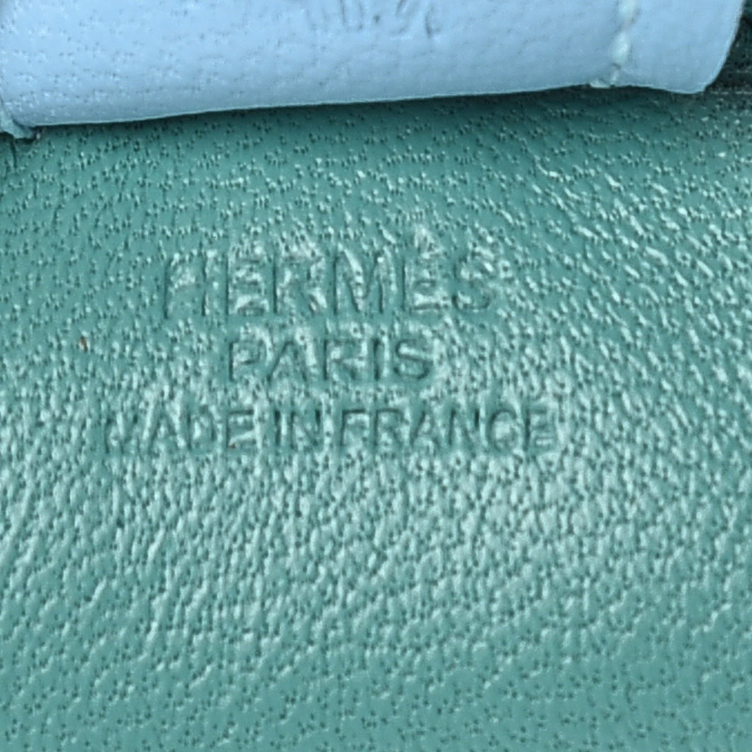 Hermes Milo Lambskin Grigri Rodeo Horse Bag Charm PM Vert Verone Gold Celeste 3 of 5