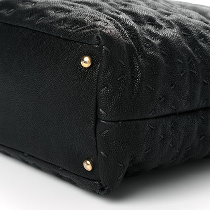 Chanel Caviar Stitched Tote Black 11 of 13