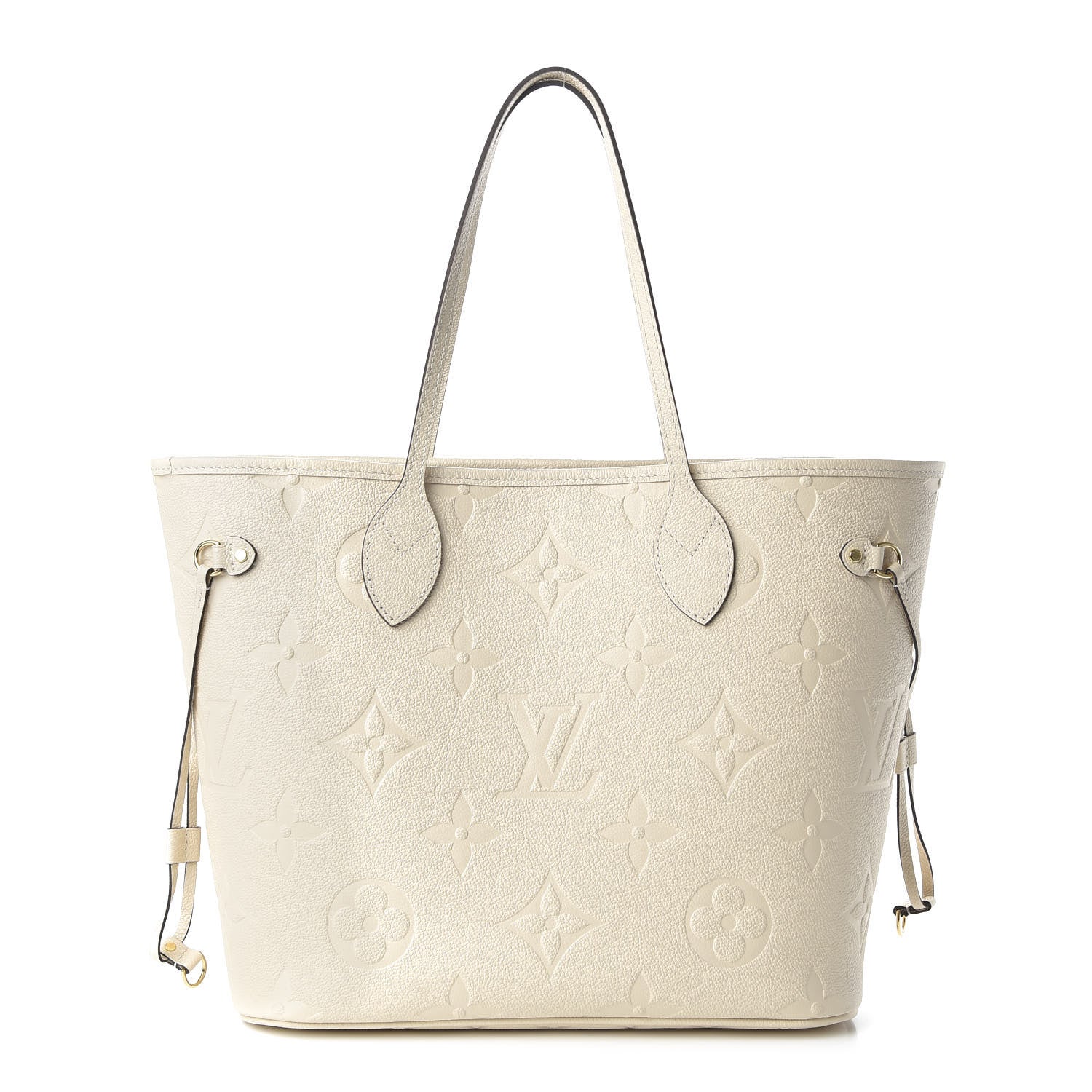 Louis Vuitton Empreinte Monogram Giant Neverfull MM Cream 1 of 10