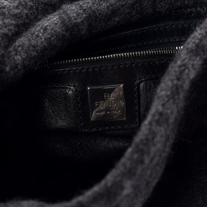Fendi Wool Zucca Mama Baguette Grey 8 of 8