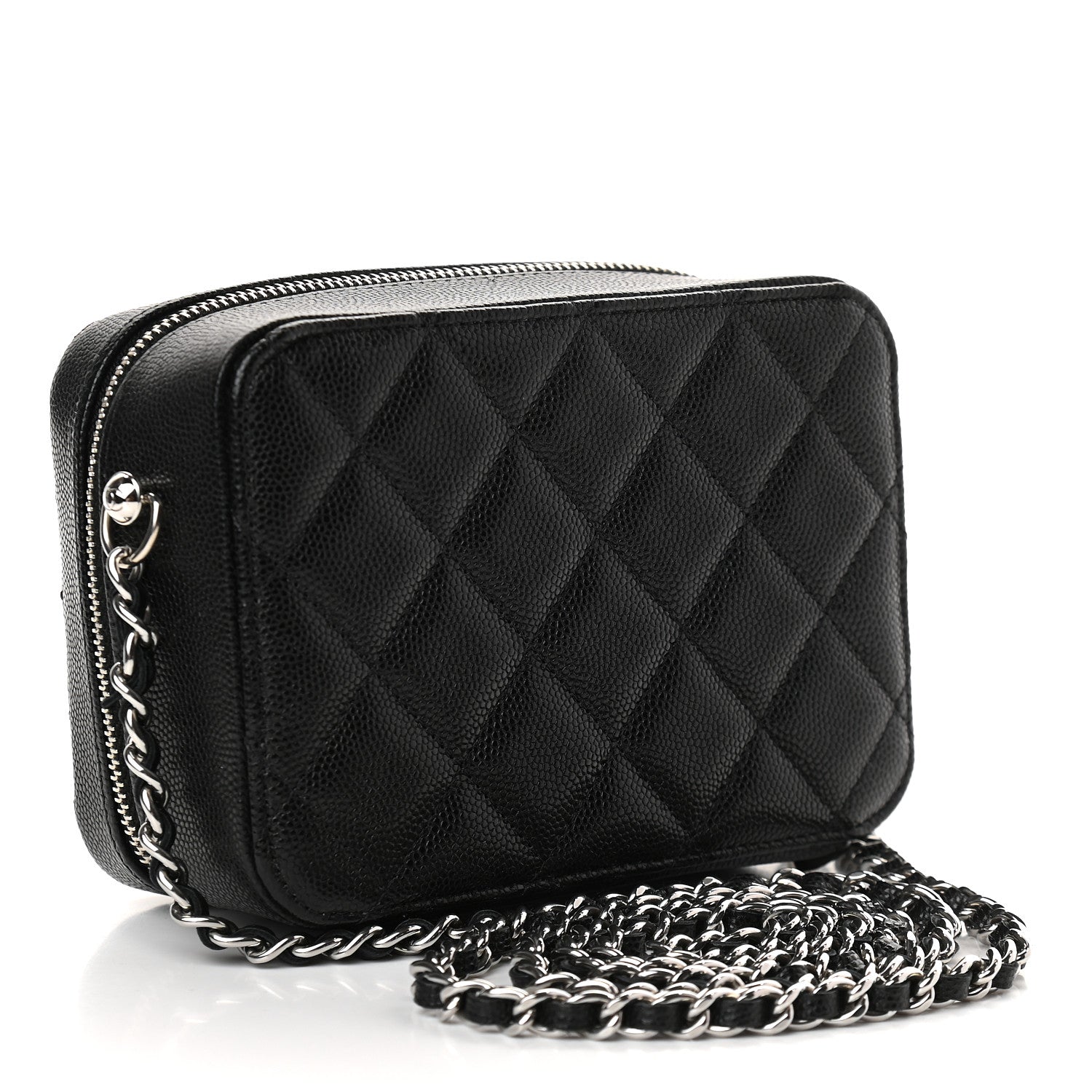 Chanel Caviar Quilted Camera Bag Black 2 of 8