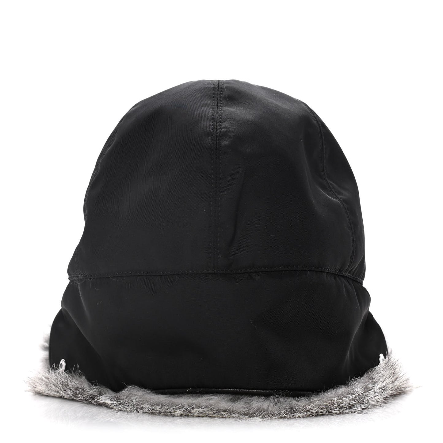 Nylon Rabbit Fur Wilderness Chapka Hat Grey