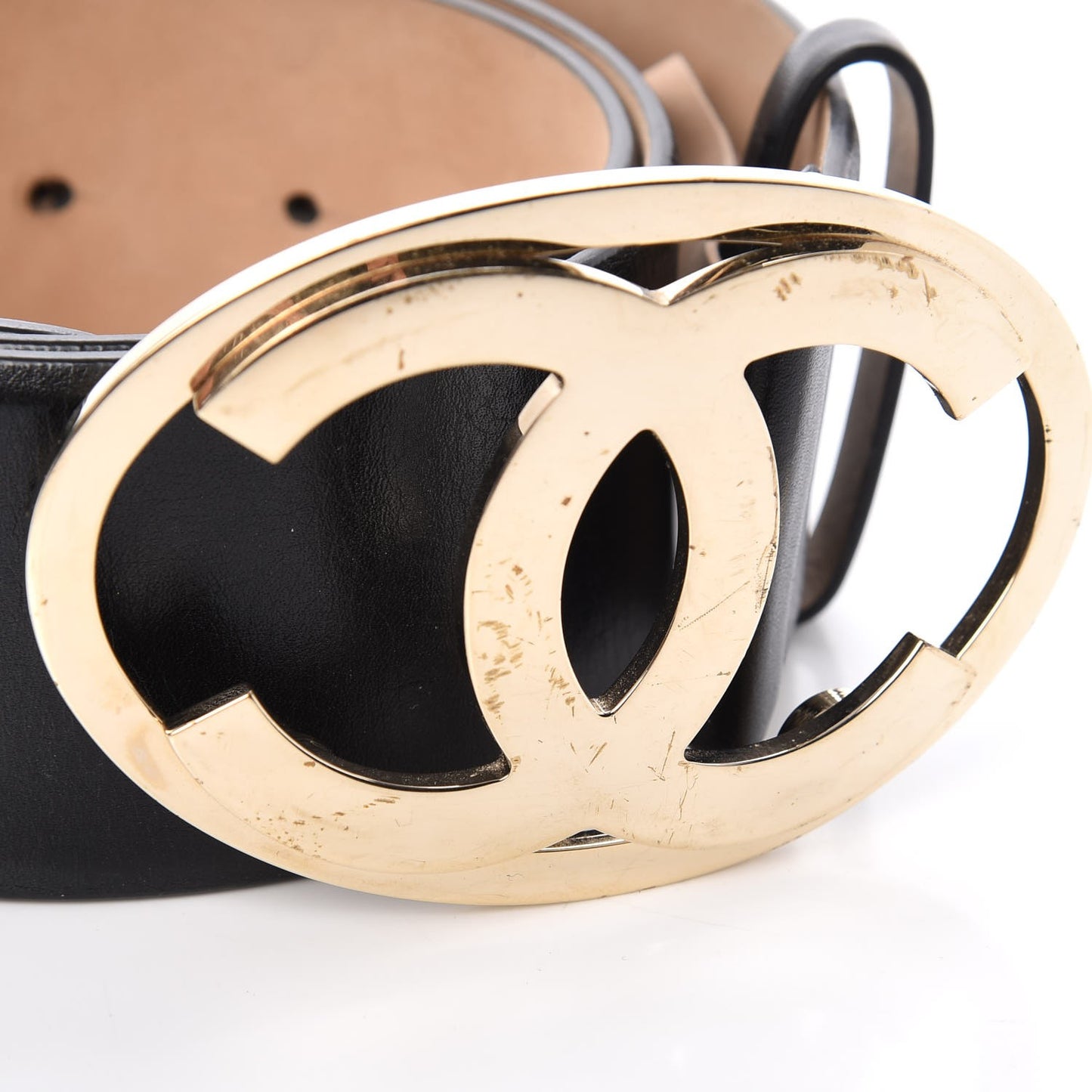 Calfskin CC Belt 80 32 Black