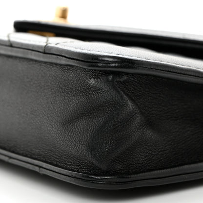 Chanel Lambskin Reversed Chevron Quilted Flap Black 11 of 11