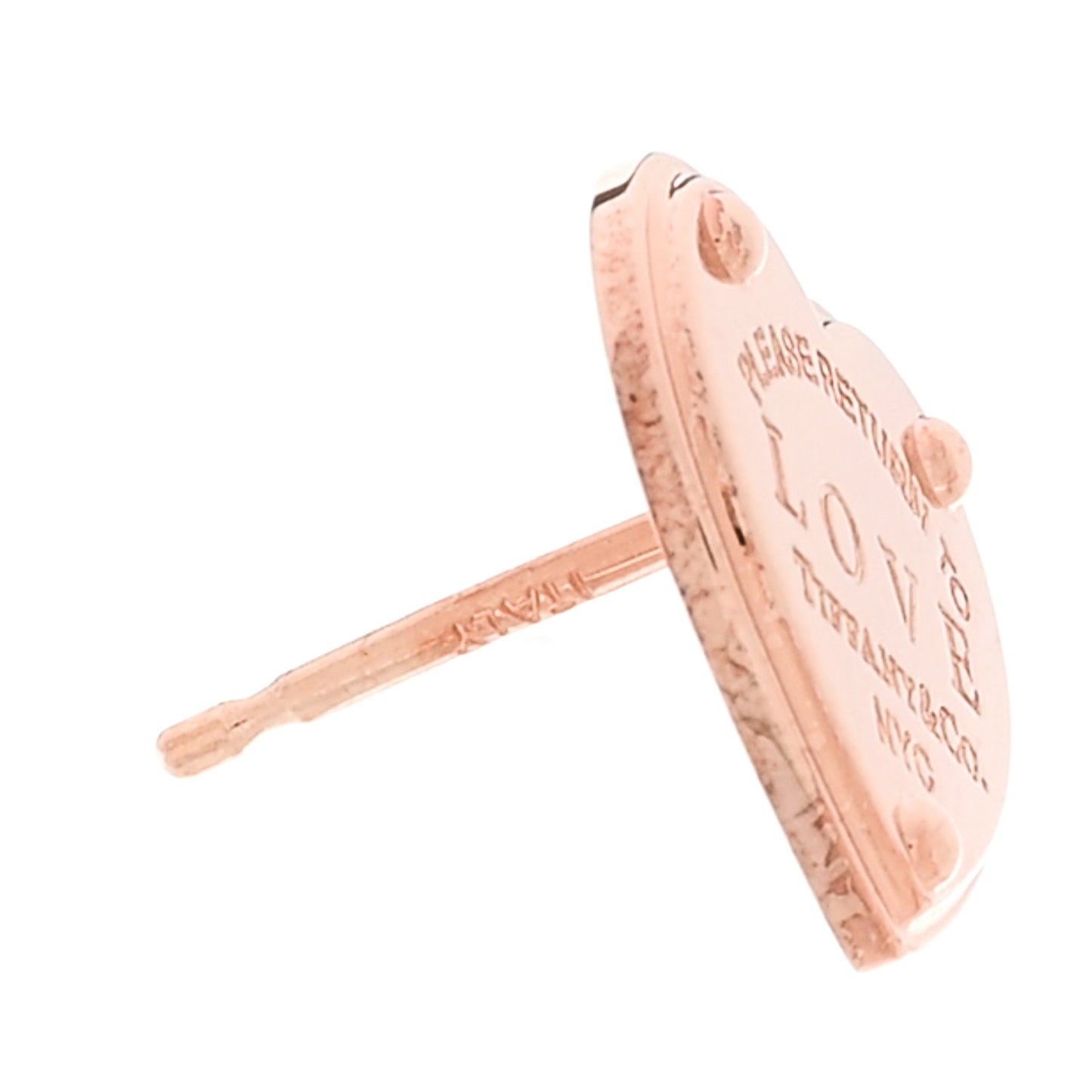 18K Rose Gold Return To Tiffany Love Heart Earrings