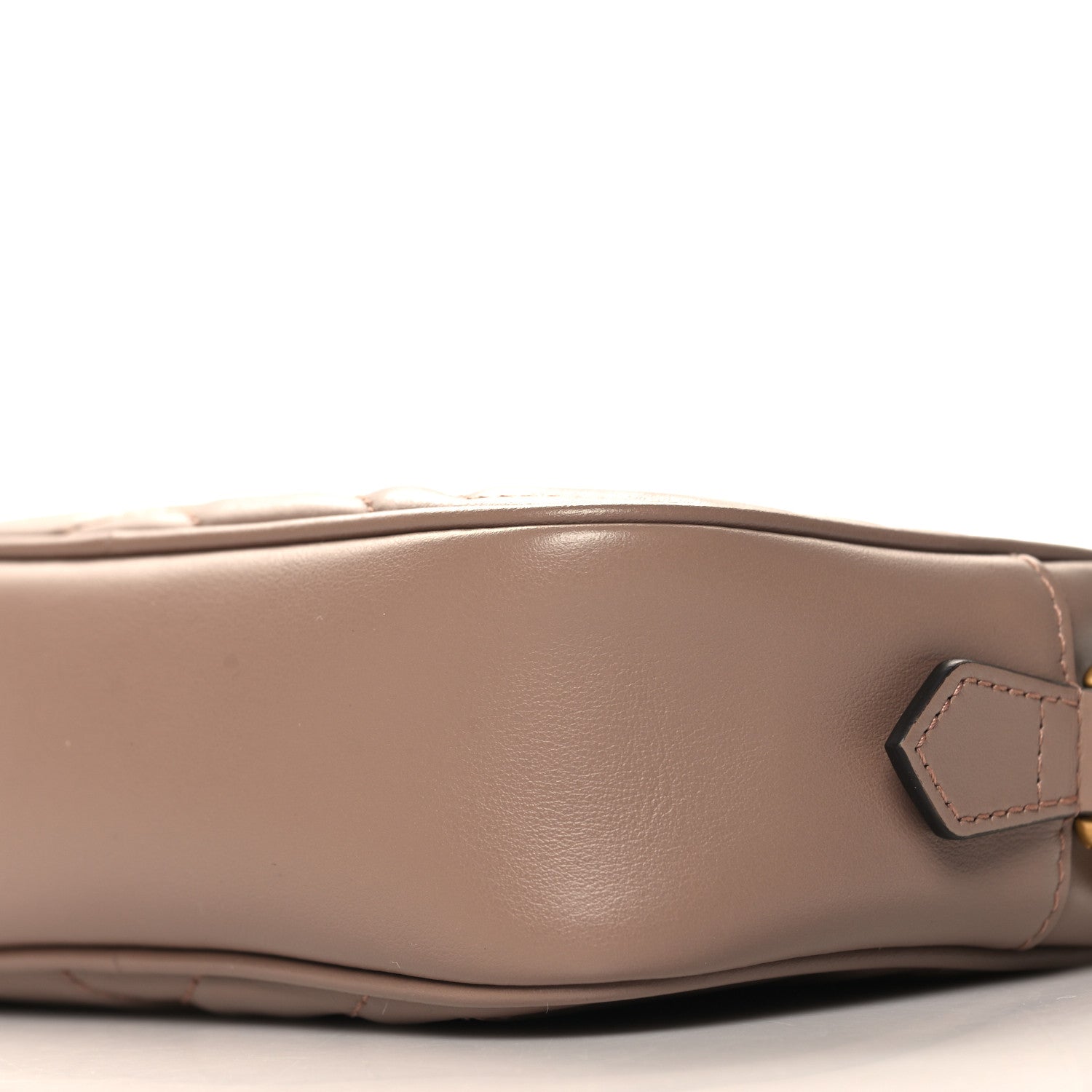 Gucci Calfskin Matelasse Mini GG Marmont Chain Shoulder Bag Nude 10 of 10