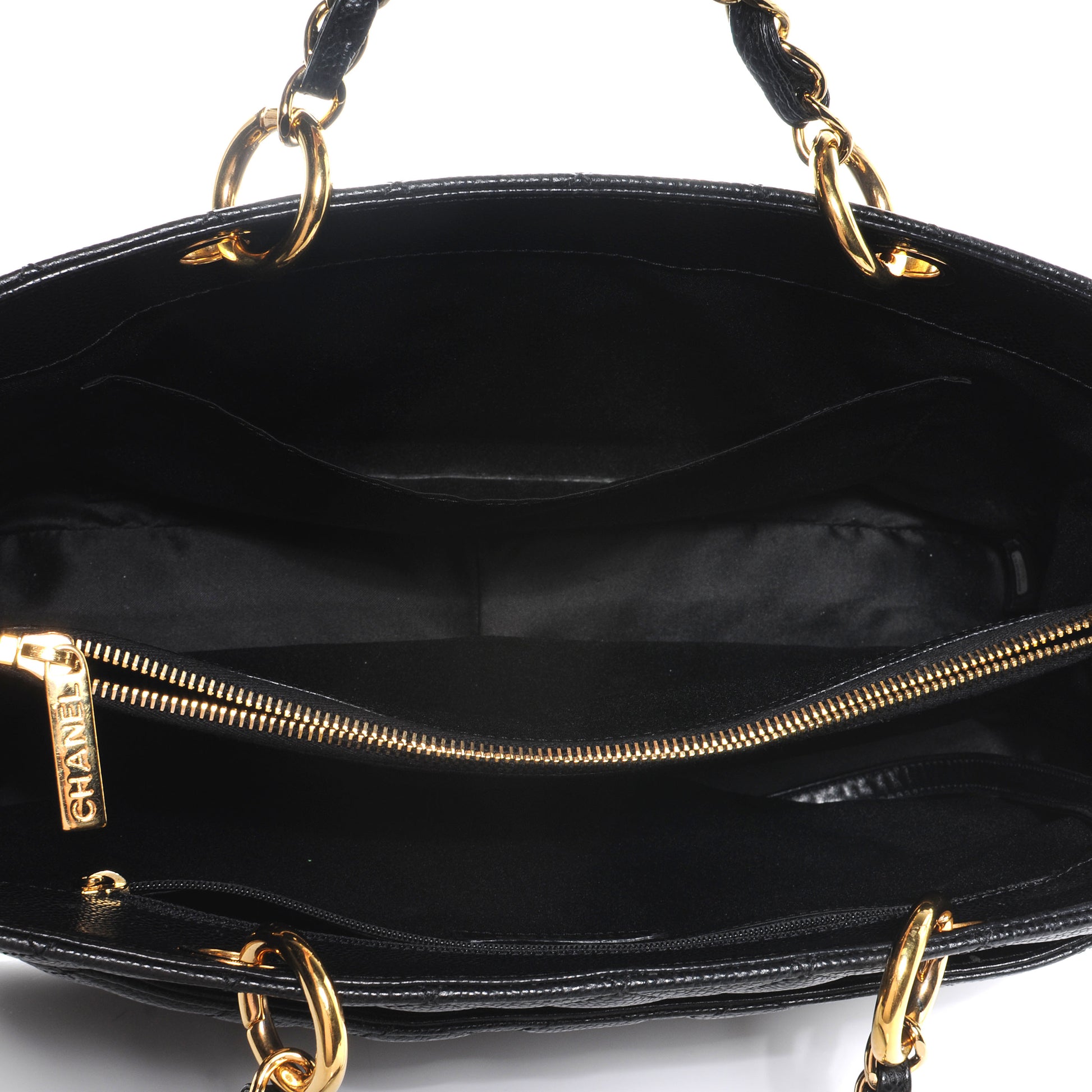 Chanel Caviar Grand Shopping Tote GST Black 5 of 7