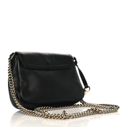 Gucci Pebbled Calfskin Small Soho Flap Crossbody Black 3 of 8