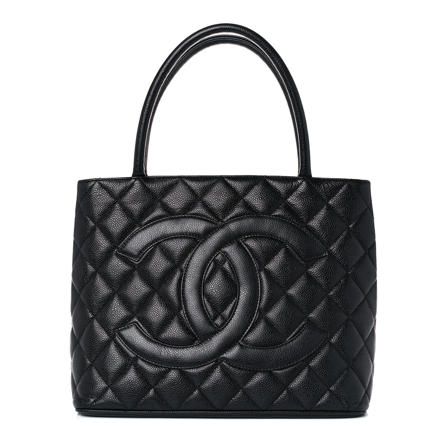 Chanel Caviar Quilted Medallion Tote Black 1 of 13