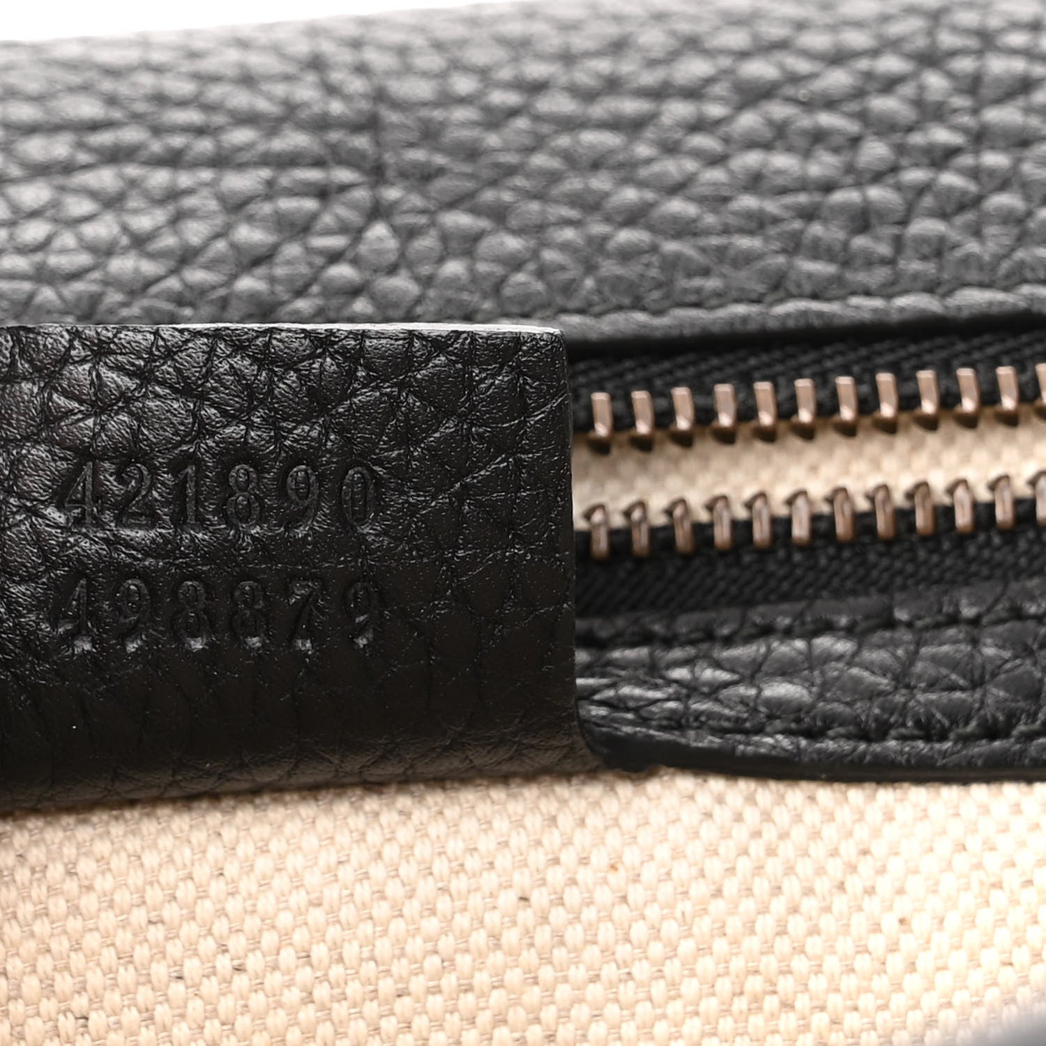 Gucci Calfskin Small GG Marmont Top Handle Bag Black 7 of 10