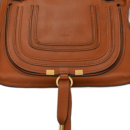 Chloe Calfskin Small Marcie Satchel Tan 8 of 20