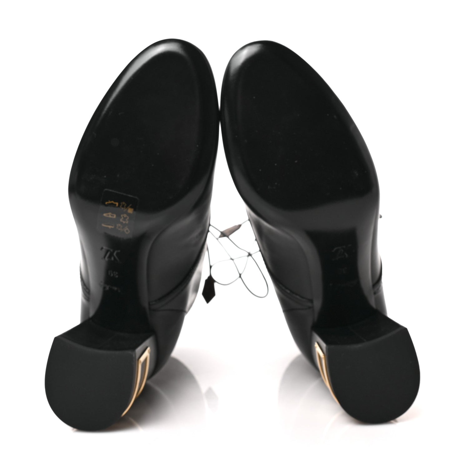 Calfskin Monogram Bliss Lace Up Ankle Boots 39 Black